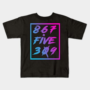 8675309 Funny Nostalgic 80s Music Kids T-Shirt